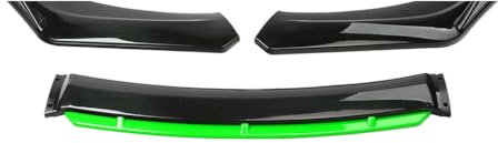 Frontstoßstangenlippe für Dodge Magnum 2.Generation Wagon SE SXT R/T SRT-8 2004-2009,Spoilerlippe Lip Spoiler Splitter Kinnspoiler Stoßstangenschutz Zubehör,A6-Black Green