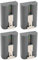 Batería de Repuesto para Cámara de Timbre de Vídeo 2 3 3plus 4, Cámara de Foco, 3,65 V 8000 MAh, Baterías de Cámara Recargables, Cámara Interior y Exterior, Cámara Solar (4PCS)