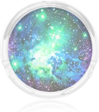 Aschenbecher aus Glas, Grün, Blau, Lila, GalaxyGlas, Zigarren-Aschenbecher, Aschenbecher für den Innenbereich, für den Innenbereich und andere Dekorationen