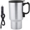 Sunicon Car Electric Mug, 12V 450mL Stainless Steel Travel Mug Electric Car Heating Coffee Milk Cup for Heating Water, Coffee, Milk and Tea with Airtight Lid, Auto Charge