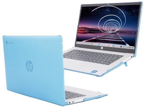 mCover Case ONLY Compatible for 2024 or Later 14-inch HP Chromebook 14a-NFxxxx Series Laptop Computer (NOT Fitting Any Other HP Models)- Aqua