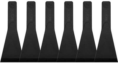 Jimkply 6 Stück Raclette Schaber, Spatel Pfannenwender, Nylon Raclette Spatel, Pfannenwender wmf, Antihaft-Kochlöffel, Küchenutensilien für Spatelcreme, Käse
