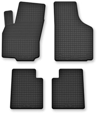 Wielganizator Gummimatten passend für Renault Twingo I (1993-2006) Schrägheck | 4-teiliges Set | bessere Passform als universelle Matten | Schwarz