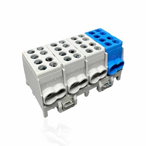 SD ProfiLine Abzweigklemme HLAK 25-4/8, 1 Stück (grau, blau)