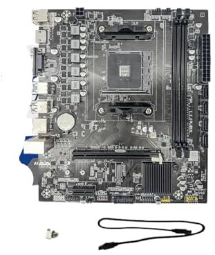 Carte mère B450M AM4, mémoire DDR4 Double Canal, Compatible avec Les processeurs Ryzen 5500 5600 5600G, Prise en Charge M.2 NVME