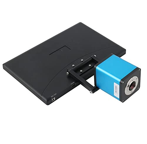 Microscope Accessories Kit 1/2.8CMOS 2MP 1080P Auto Focus HDMI Video Digital Microscope Camera 11.6 FHD LCD Monitor For PCB Soldering Repair Microscope Slides