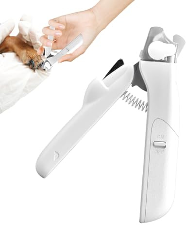 Hunde Nagelknipser Mit LED Beleuchtung Und Edelstahl Haustierzubehör | Hunde Pflegeschere Für Welpen, Kätzchen, Kaninchen, Dackel, , Krallen, Zuhause, Outdoor, Reisen, Indoor