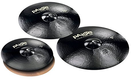 Paiste CS 900 Cymbal Set Rock Color Sound Black - Set di piatti per batteria