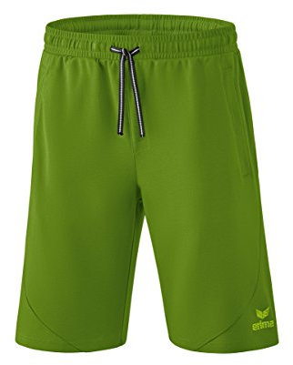 ERIMA Damen Shorts Essential Sweatshorts, twist of lime/lime pop, 36, 2321802