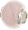 Ciondolo rotondo in argento Sterling 925, con perlina in quarzo rosa naturale, per braccialetti in stile europeo