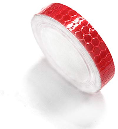 muchkey® High Intensität Grade Lime Reflektierende Tape rote 1 cm x 10 m
