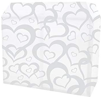 Equinox DJ Booth Herz Design Lycra Valentine Style Disco DJ