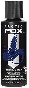 Arctic Fox Tinte semipermanente, vegano y libre de crueldad animal, 118 ml, Blue Jean