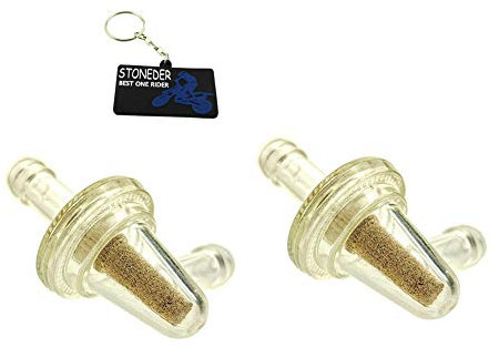 STONEDER 2 stücke 1/4 Kraftstofffilter 90 Grad Für 8423-01-9909 Honda Yamaha Suzuki Kawasaki Schneemobil Motorrad Dirt Bike ATV UTV Quad