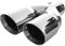 Embout D'echappement De Voiture En Acier Inox 55mm Chrome Universel