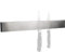 com-four® Messer Magnetleiste aus rostfreiem Edelstahl zur Wandmontage - magnetischer Messerblock - 40 cm Messerleiste für die Küche - vielseitige Magnetschiene - Messerhalter (1x Edelstahl 40cm)