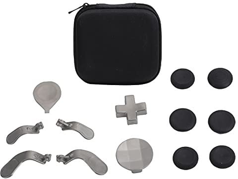Controller Thumbsticks Set,13 in 1 Austausch Thumbsticks,Trigger Paddles und D-Pads mit Tragetasche für One Elite Series 2 Controller,Schwarz