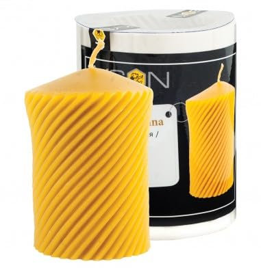 LYSON Kerzengießform Silikonform Walze Spiralkerze 9cm für Bienenenwachskerzen Giessform zur Kerzenherstellung Bienenwachskerzen gießen Geschenkidee