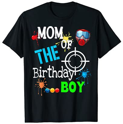 Paintball Geburtstag passendes Familien-Set Outfit T-Shirt