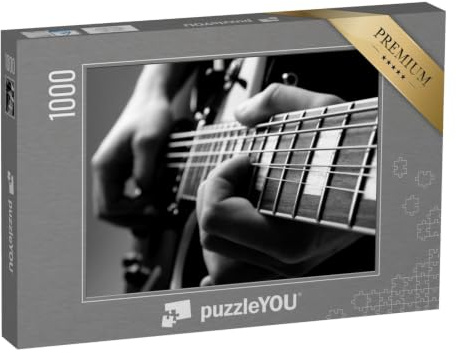 puzzleYOU: Puzzle 1000 Teile „Das Spiel mit Einer Gitarre“ – aus der Puzzle-Kollektion Musik, Menschen