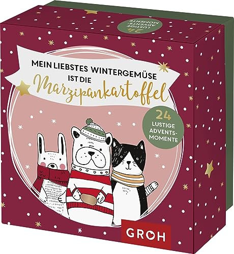 Mein liebstes Wintergemüse ist die Marzipankartoffel: 24 lustige Adventsmomente | Kleiner Adventskalender in hochwertiger Box | Mit Tipps, Rezepten und DIY-Ideen