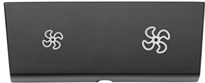 VGOL Lüfter Geschwindigkeit Taste Abdeckung Kompatibel mit BMW 1er E81/E87/E88/E82 3er E90/E91/E92/E93 X1 E84 X3 F25 X4 F26, Schwarz, Drucktaste, Manuell, 1 Stück