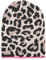 Zwillingsherz Slouch-Beanie-Mütze im Leo Design mit Kaschmir - Hochwertige Strickmütze für Damen Mädchen - Hat - Pailletten Stern - One Size - Sommer Herbst und Winter - bei p