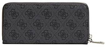 guess Damen VEZZOLA SMART Large GELDBÖRSEN, Schwarz