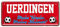 helges-shop Uerdingen Fan Blechschild - Retro Fußball Schild - Deko Fanartikel für Wohnzimmer Kinderzimmer Werkstatt - schöne Geschenkidee für große und kleine Uerdinger Fussball Fans - 28x12cm