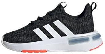 adidas Racer TR23 Shoes Kids Laufschuhe, Core Black/Cloud White/Solar Red, 36 EU