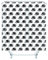Skcess Duschvorhang Eckdusche Schwarz, Polyester Duschvorhang Wasserdicht Kleiner Igel Anti Schimmel Duschvorhang 165x180CM