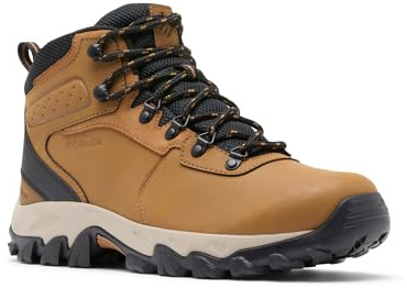 Columbia Newton Ridge Plus 2 WP, Botas Montaña de Senderismo, Hombre, Marrón (Elk/Black 2024), 50 EU
