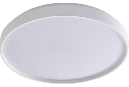 Lindby LED Smart Home Deckenlampe Mirren dimmbar (Modern) in Weiß (1 flammig,) - Deckenleuchte Lampe Wohnzimmerleuchte