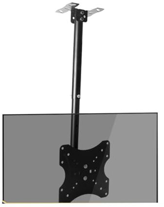 THEGA Supporto da Soffitto per TV - Supporto TV da Soffitto Regolabile, per TV da 14 A 40 Pollici Girevole E Inclinabile Supporto TV per LED, con Un Carico di 20 kg, VESA Massimo 200x200 Mm