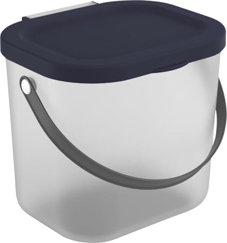 Rotho Waschmittelbehälter Albula 6 l midnight blau