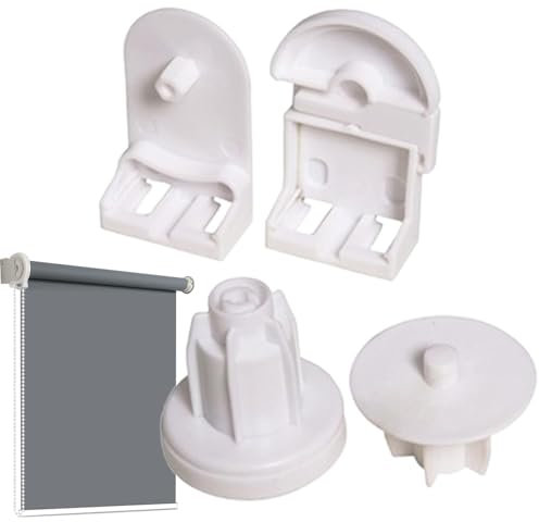 Beschläge für Rollvorhänge, Verbindungsstück für Rollvorhänge - Beschläge Schienenrolle Deckenmontierte Vorhangschiene,Leiser Schienenläufer, Rollo-Verbinder für Wohnzimmer, Schlafzimmer