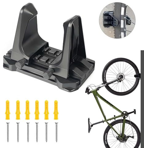 Supporto regolabile per bicicletta e parcheggio, supporto verticale da parete, staffa da parete per bicicletta, organizer per garage per ibrido, MTB