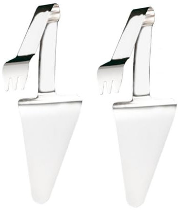VERDANVERSE 2piezas Espátulas De Pizza De Acero Inoxidable Herramienta De Hornear para Pizza y Pasteles Casa para Cocinas Pizzerías y Repostería