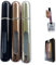 LELE MAKE ®️ 3 PCS. 8 ML. Atomizador Perfumes Recargable | Set de 3 Botes Colonia Recargables para Viaje | Porta Perfume Sin Fugas con Ventana | Con caja PARA REGALO. (negro, plata, cobre)