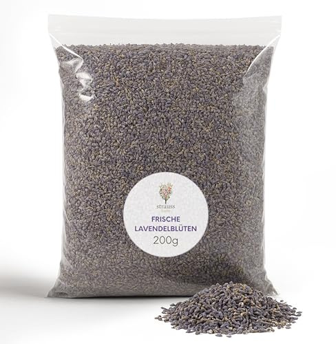 Lavendelblüten 200g – Getrockneter Lavendel zur Dekoration, für Duftbeutel, Kerzen, Bad & DIY | Ideal für Hochzeiten, Geburtstage, Mottenschutz & Einschlafhilfe