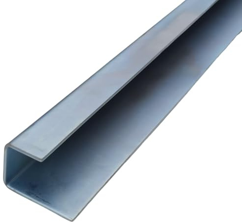 1x U Profil Stahl verzinkt 3mm dick, (K: 50 x M: 100 x 1000 mm)