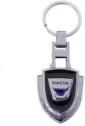 YWDRE Anneau Porte Clé pour Dacia Logan I Van 2007-2012, Voiture Personnalisé Pendentif Porte-clés Décorations Accessoires de Voiture,A