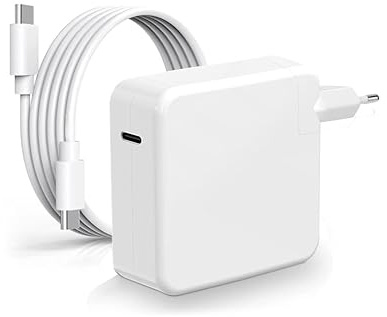Caricatore rapidi USB C 96W per MacBook Pro 16, 15, 14, 13 2024, 2023, 2022, 2021, M3 M2 M1 MacBook Air, adattatore di alimentazione USB-C per computer portatile, con cavo USB 2M