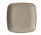Ritzenhoff & Breker Speiseteller Casa, 27 x 27 cm, Flacher Essteller im Vintage-Look, Mix & Match-Geschirr, Spülmaschinenfest & Mikrowellengeeignet, Porzellan, Nougat