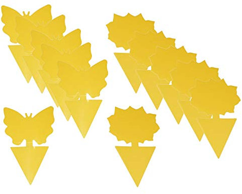 36 x Gelbtafeln Fliegenfallen - Gelbsticker, Gelbstecker Gelb-Sticker Fliegenfänger gelbfliegenfallen all-around24 (36)
