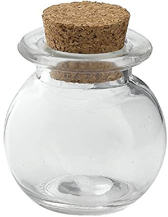 Générique 12 Pots À DRAGÉES Boule 6X5CM Transparent
