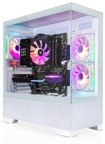 SYSTEMTREFF PC Gamer High-End - AMD Ryzen 7 9850X3D - RX 9070 16Go | AMD 8 cœurs jusqu'à 5.6 GHz, 32Go DDR5, 1To M.2 NVMe SSD, AMD graphique WiFi, Windows 11, pour le gaming, streaming