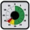 TimeTEX Zeitdauer-Uhr Automatik magnetisch, 19x19 cm, mit Ampelscheibe - 61978