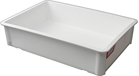 AIZYR Caja De Fermentación De Masa para El Hogar - Kit De Bandeja De Masa para Pizza Carro con Ruedas para Pizzerías, Pastelerías, Panaderías,65cm Set with Cart