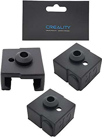 Creality CR6 SE Hotend Heat Block Silikon Cover Socken für Ender 3 V2 Neo, Ender3 Max Neo, CR-6 Max, CR-5 PRO CR10 Smart 3D Drucker Teile & Zubehör (Silikonsocken) 3er-Pack